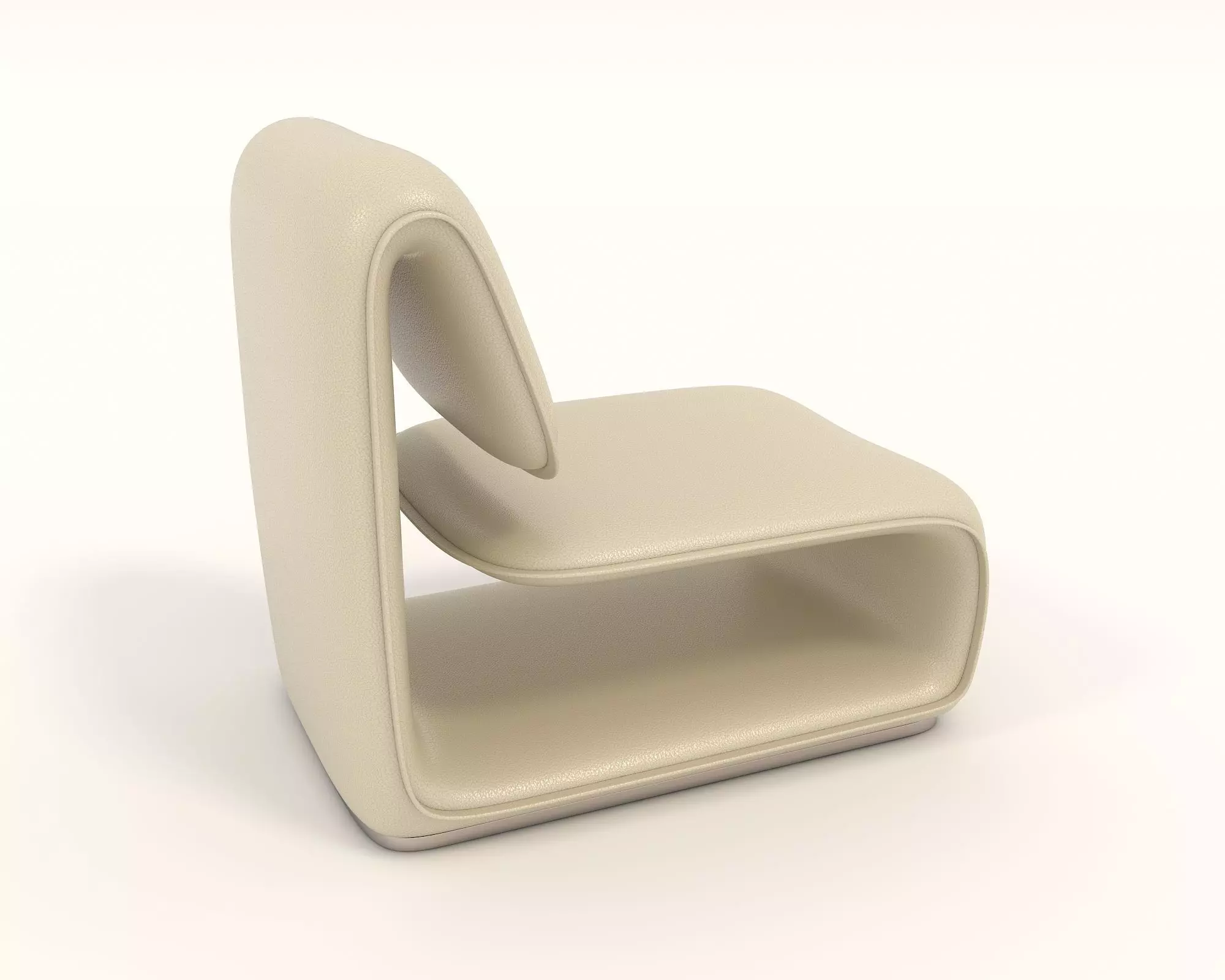 Modern Coffee Table and Armchair Set 41 3D model_5