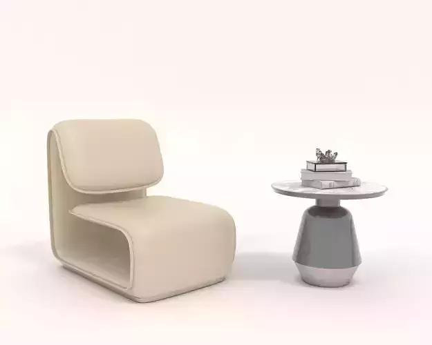 Modern Coffee Table and Armchair Set 41