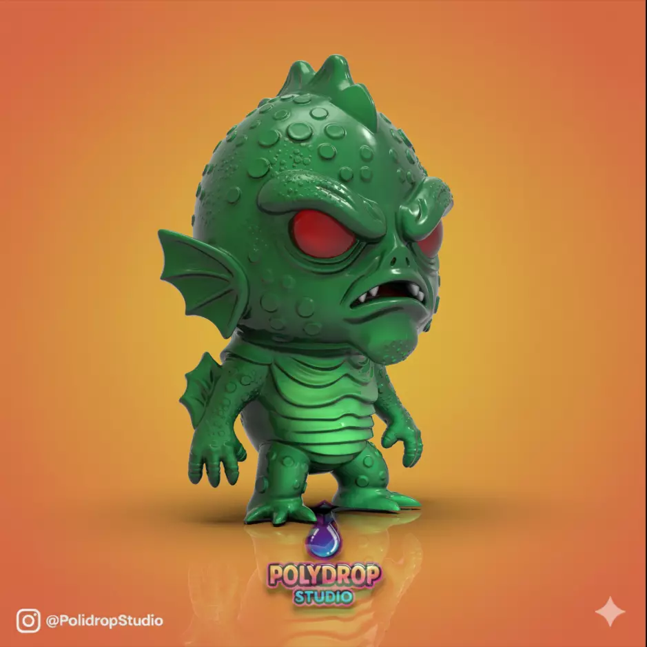 Classic monsters 3D print model_7