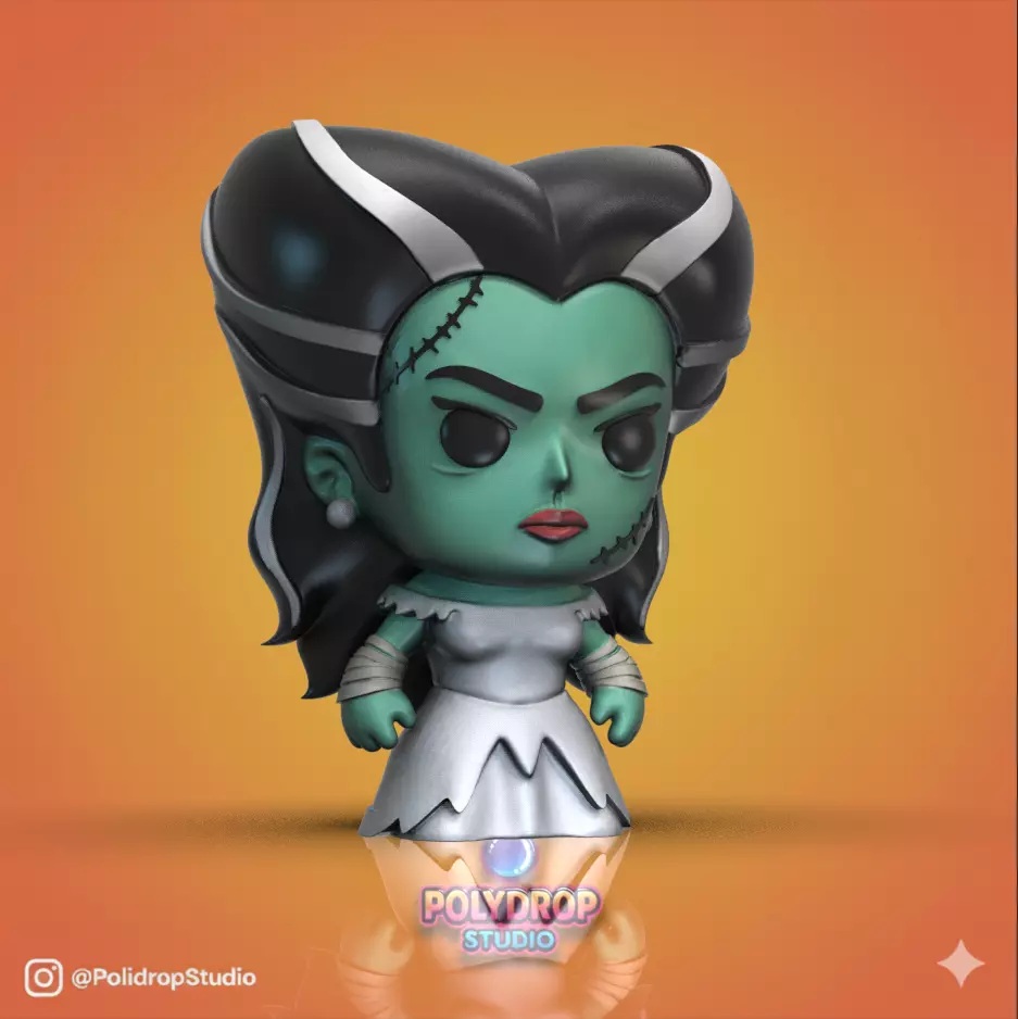Classic monsters 3D print model_6
