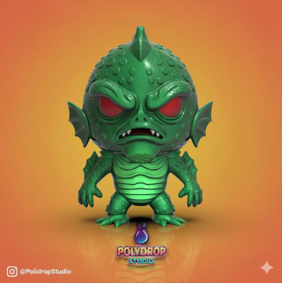 Classic monsters 3D print model_8