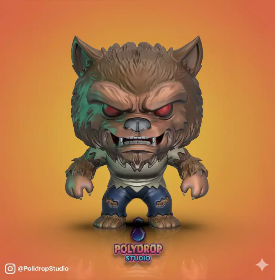 Classic monsters 3D print model_9