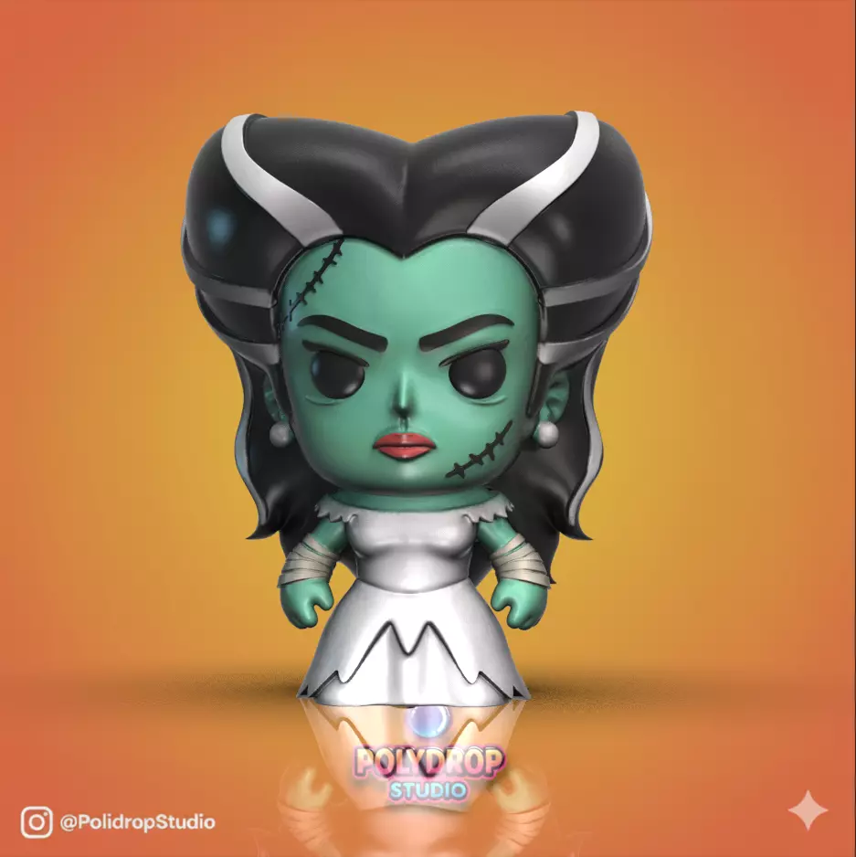 Classic monsters 3D print model_5