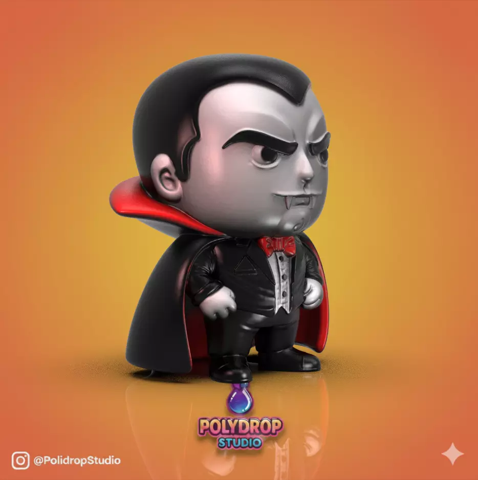 Classic monsters 3D print model_2