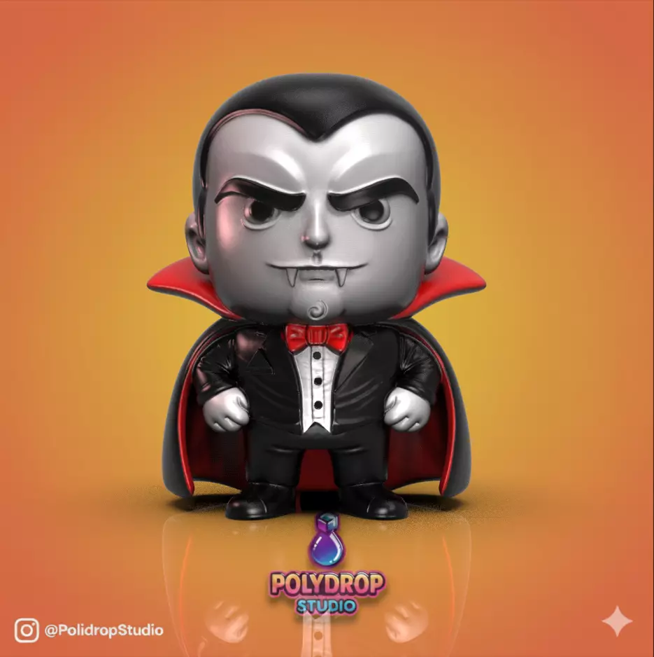 Classic monsters 3D print model_1