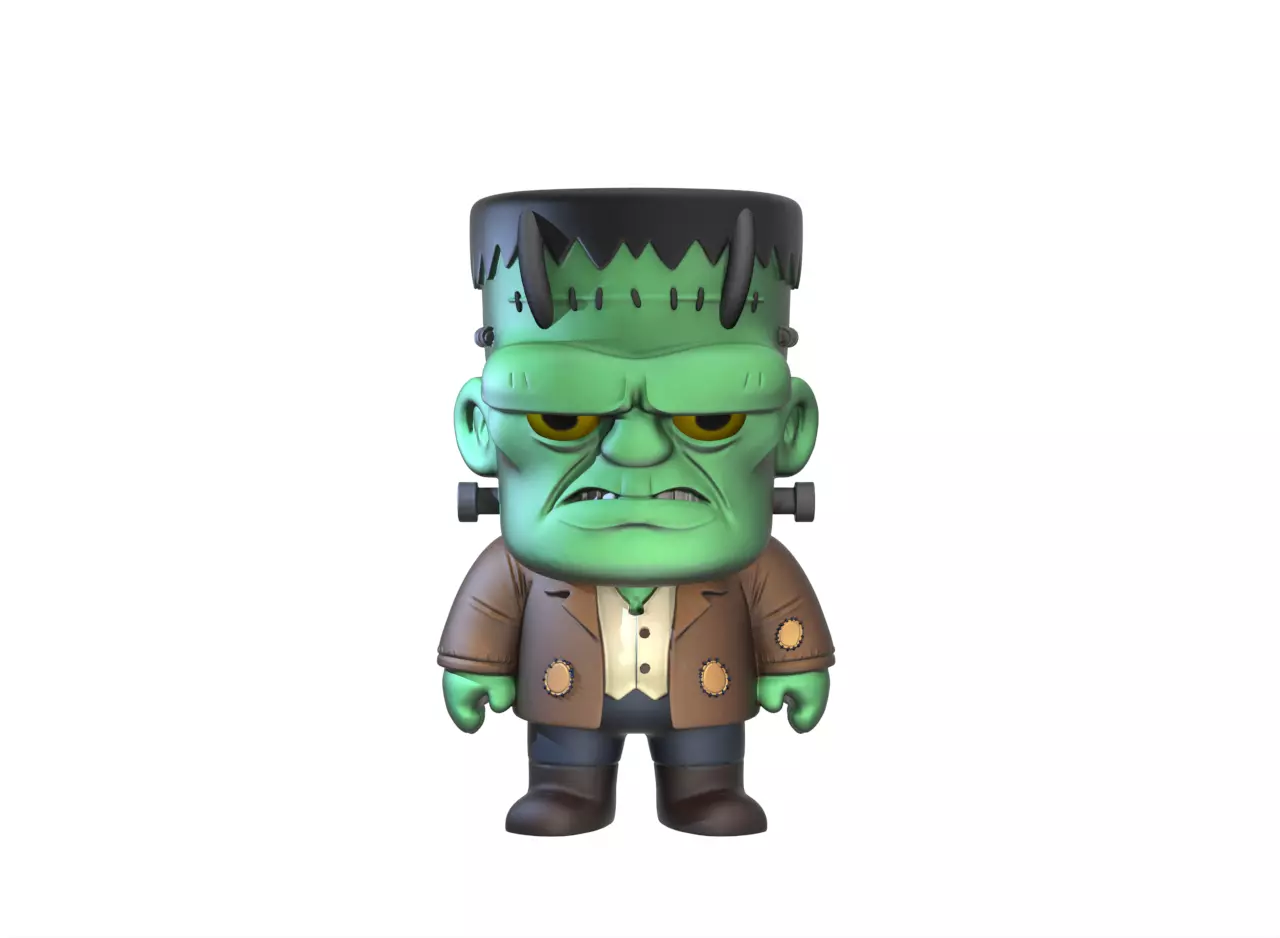 Classic monsters 3D print model_15