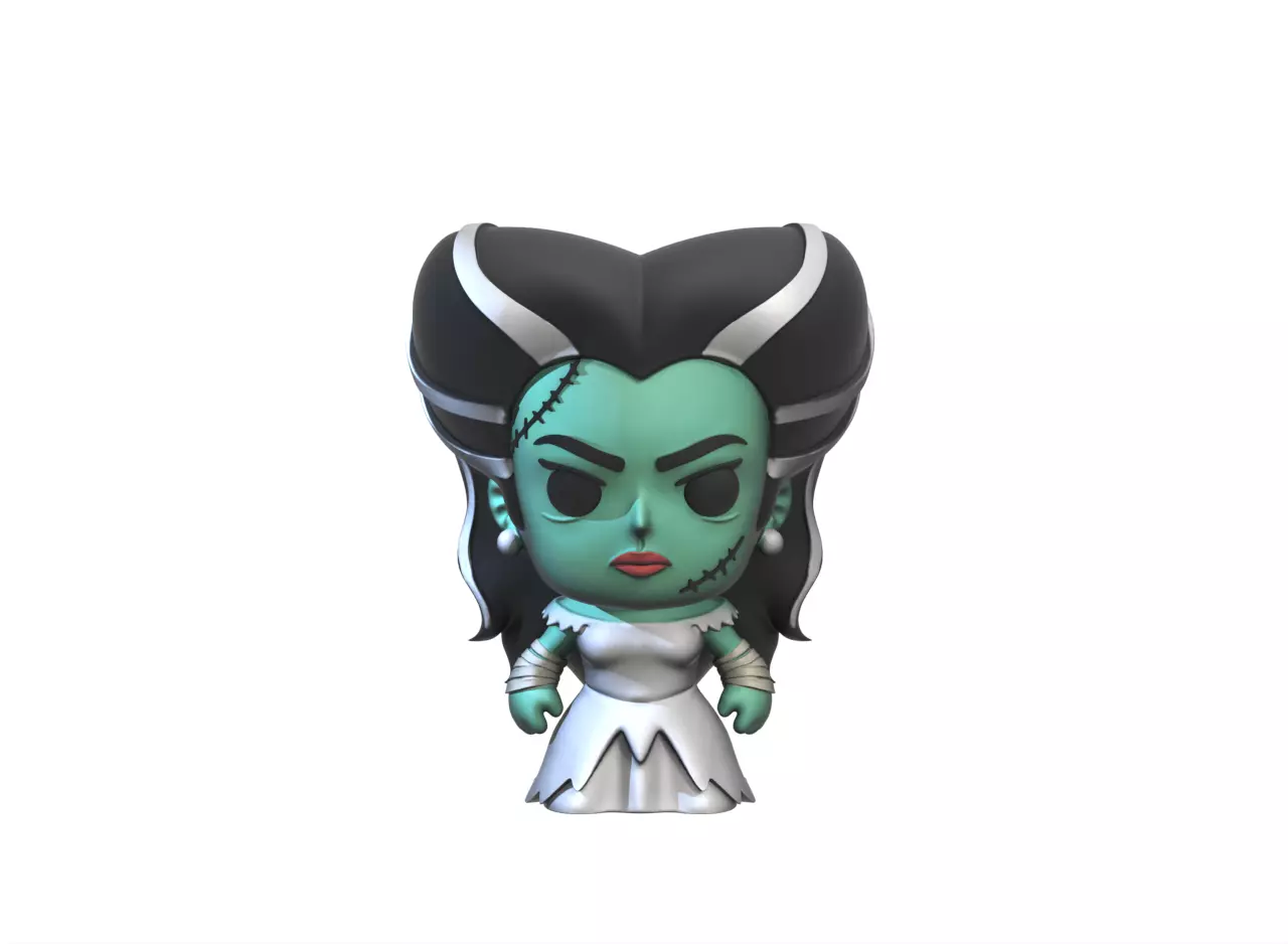 Classic monsters 3D print model_13