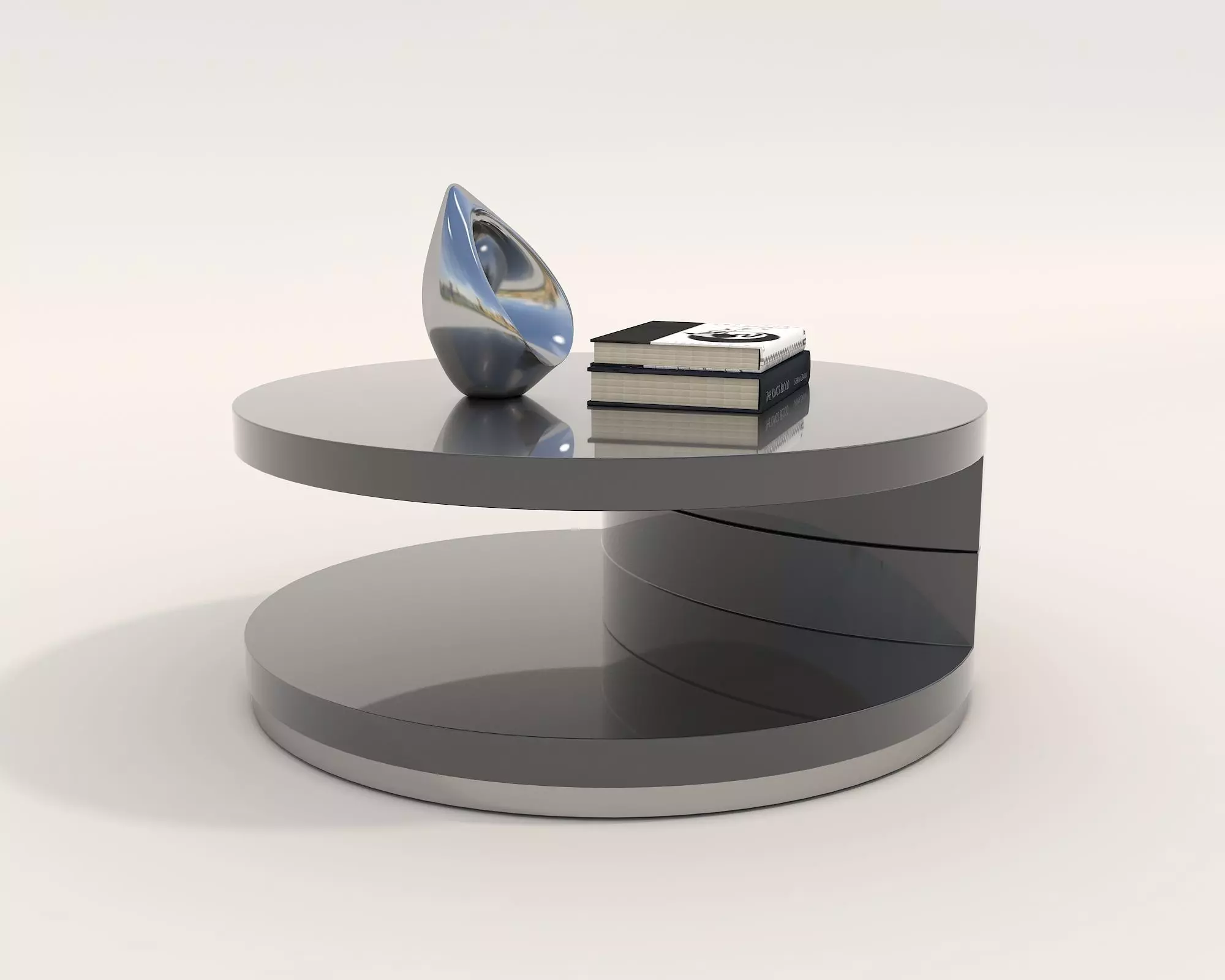 Modern Coffee Table and Armchair Set 44 3D model_6