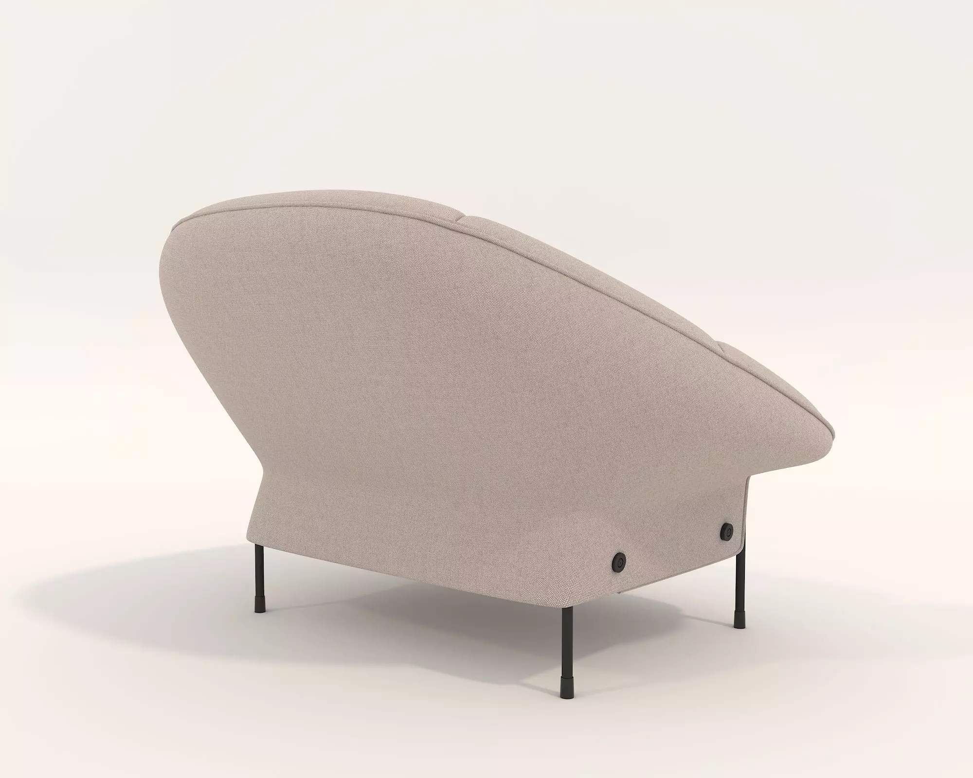 Modern Coffee Table and Armchair Set 46 3D model_7