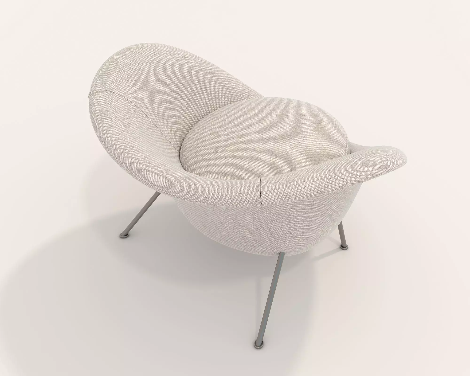 Modern Coffee Table and Armchair Set 52 3D model_9