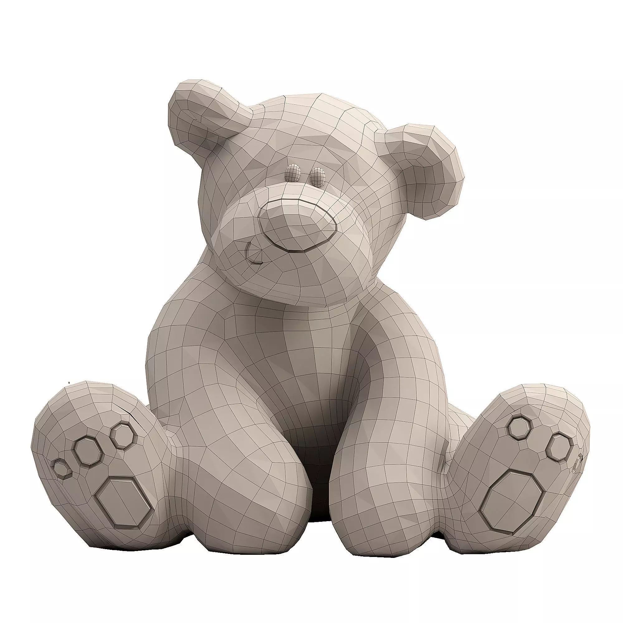 teddy bear 3D model_1