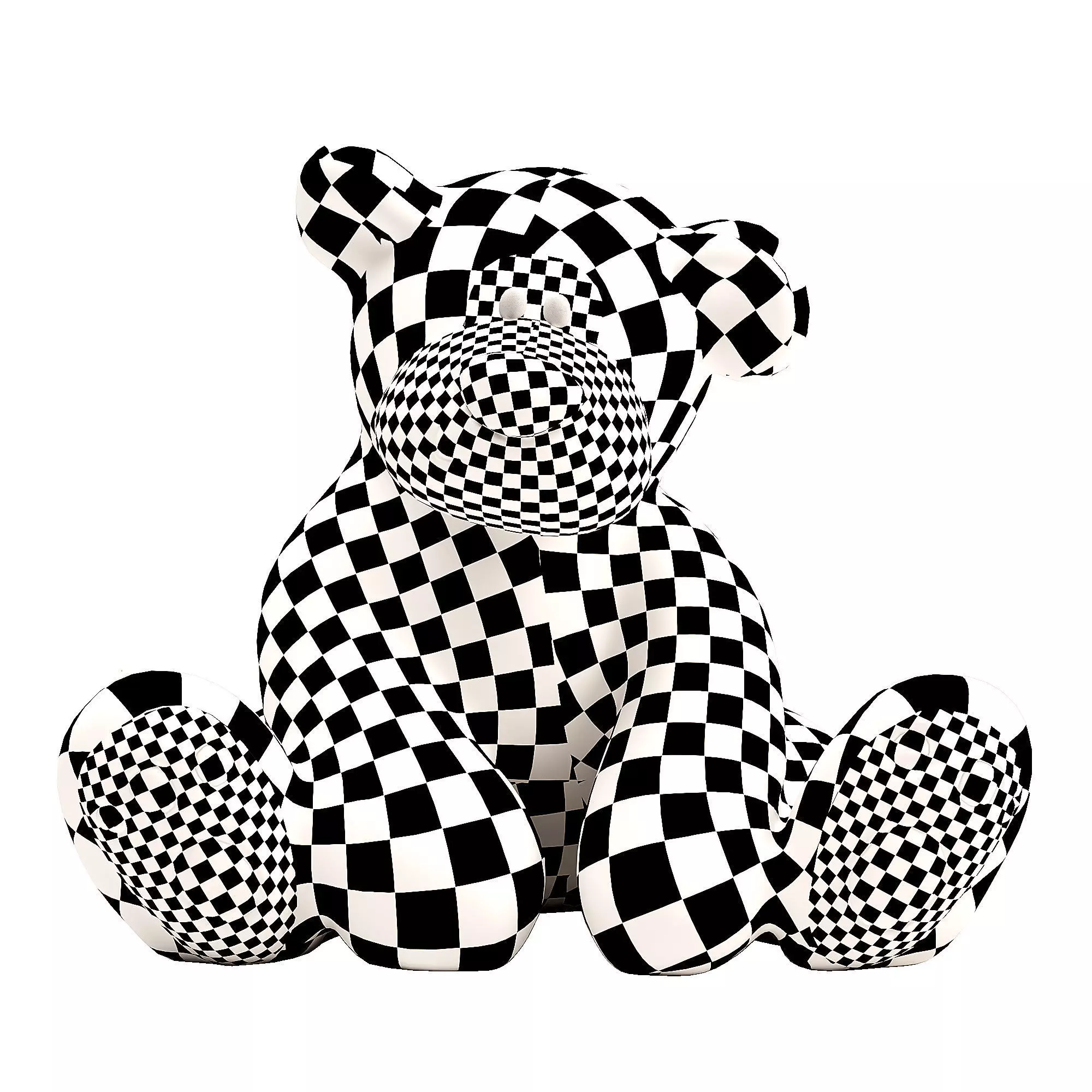 teddy bear 3D model_2