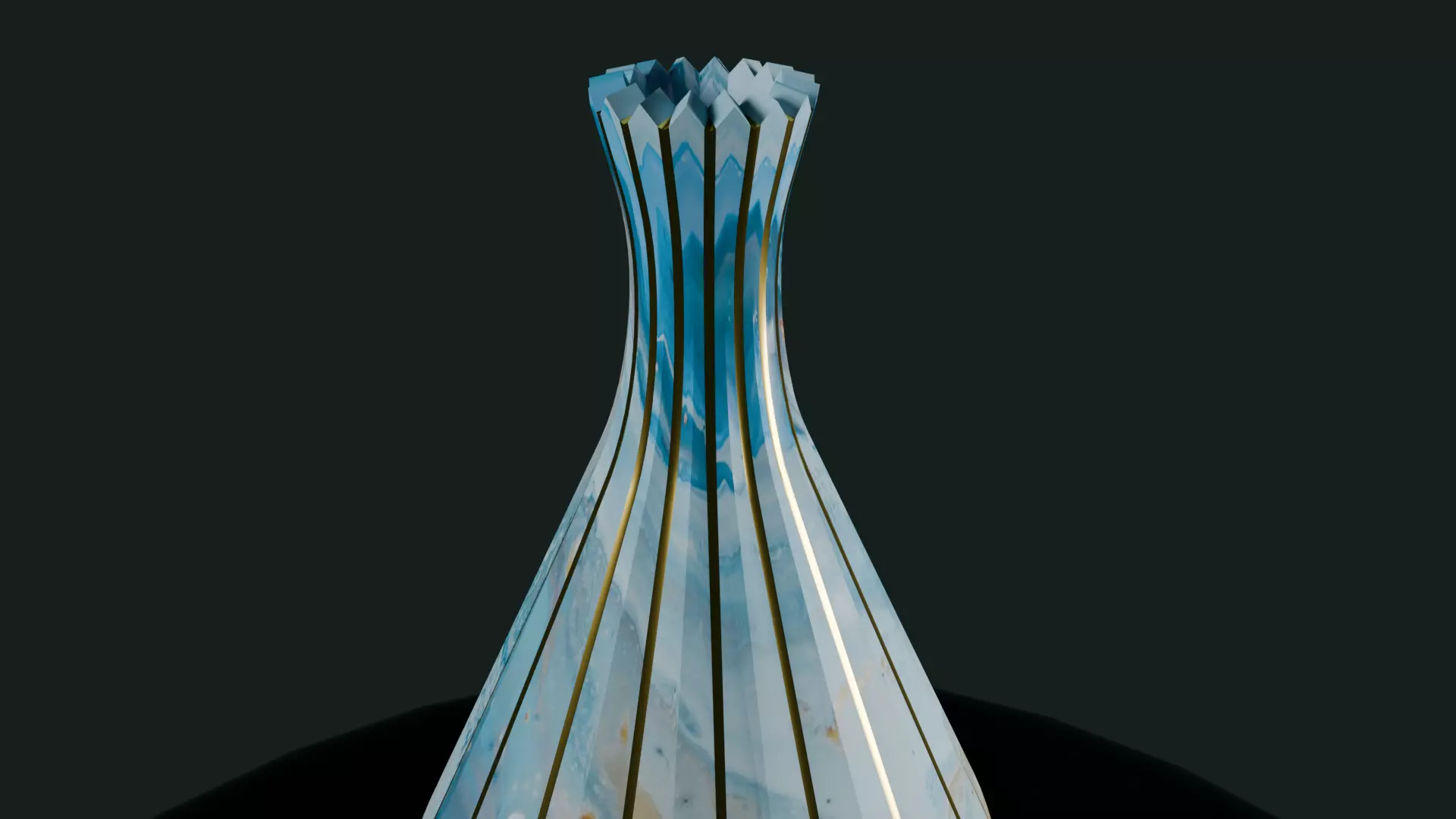 marble texture   vase Low-poly 3D model_6