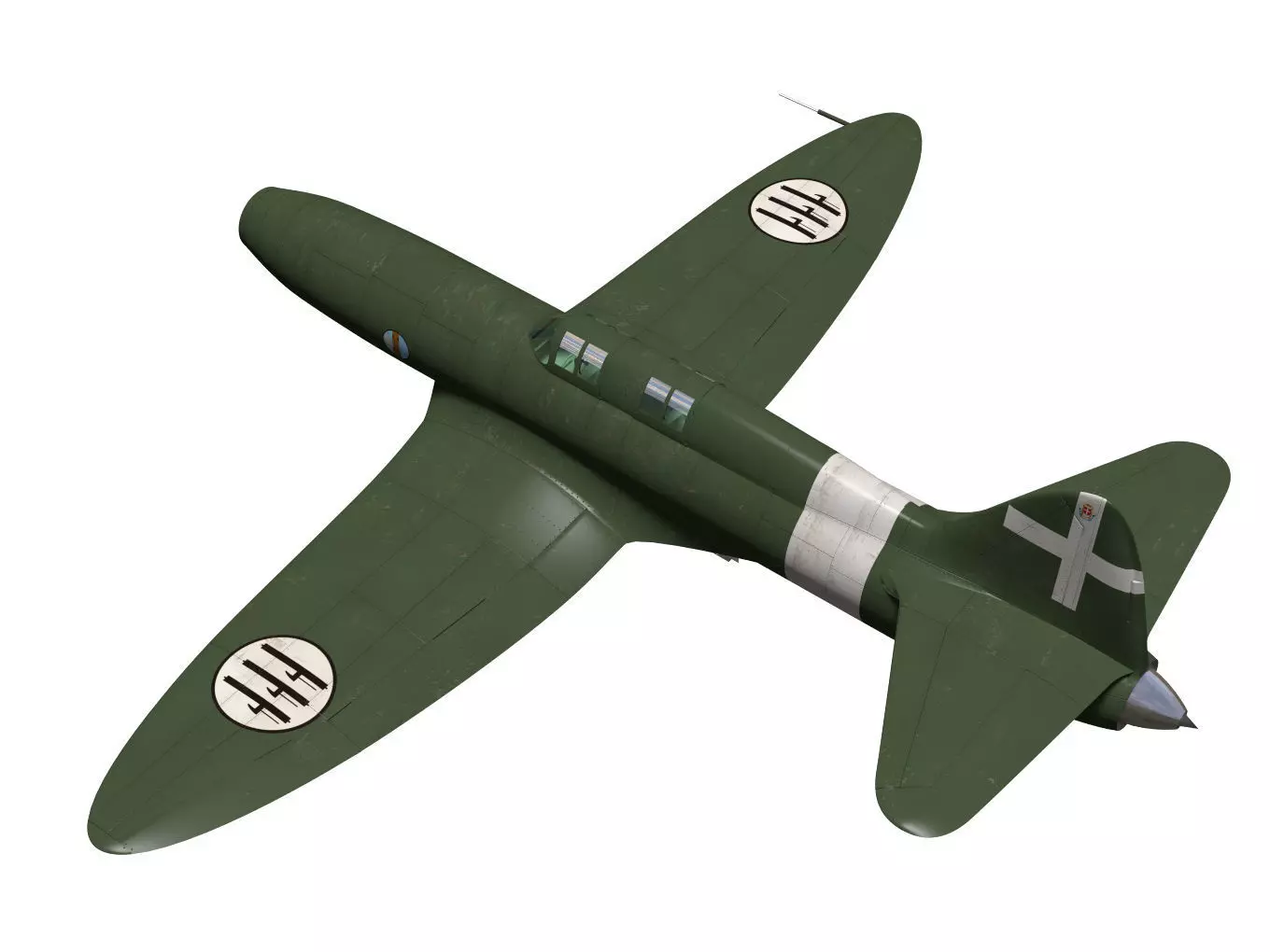 caproni campini n1 3D model_1
