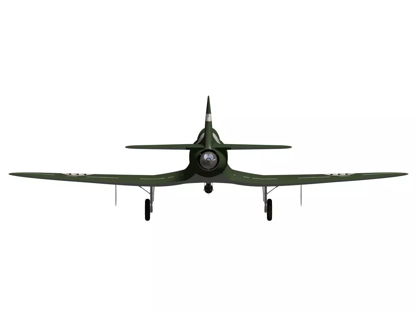 caproni campini n1 3D model_12