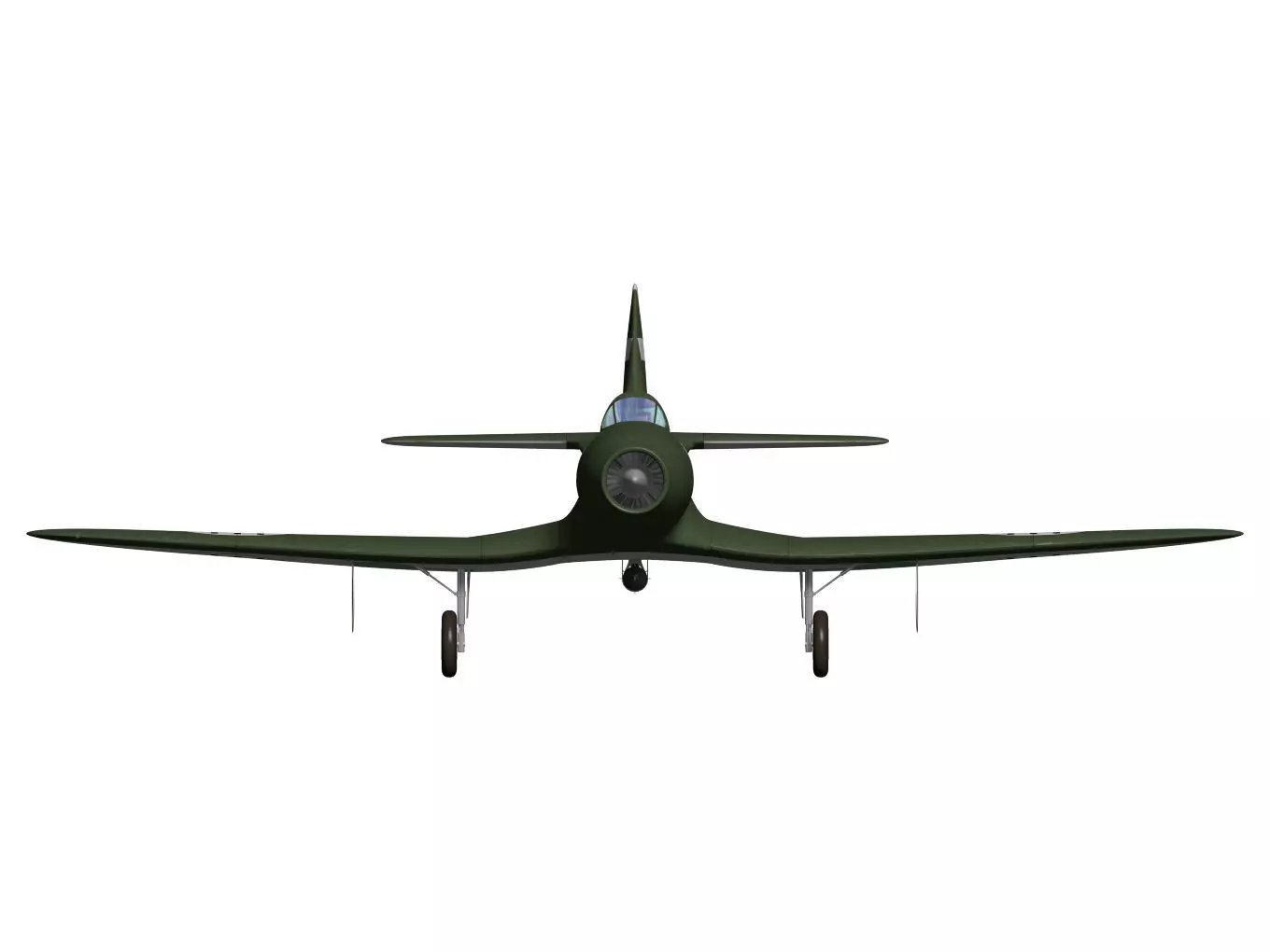 caproni campini n1 3D model_11
