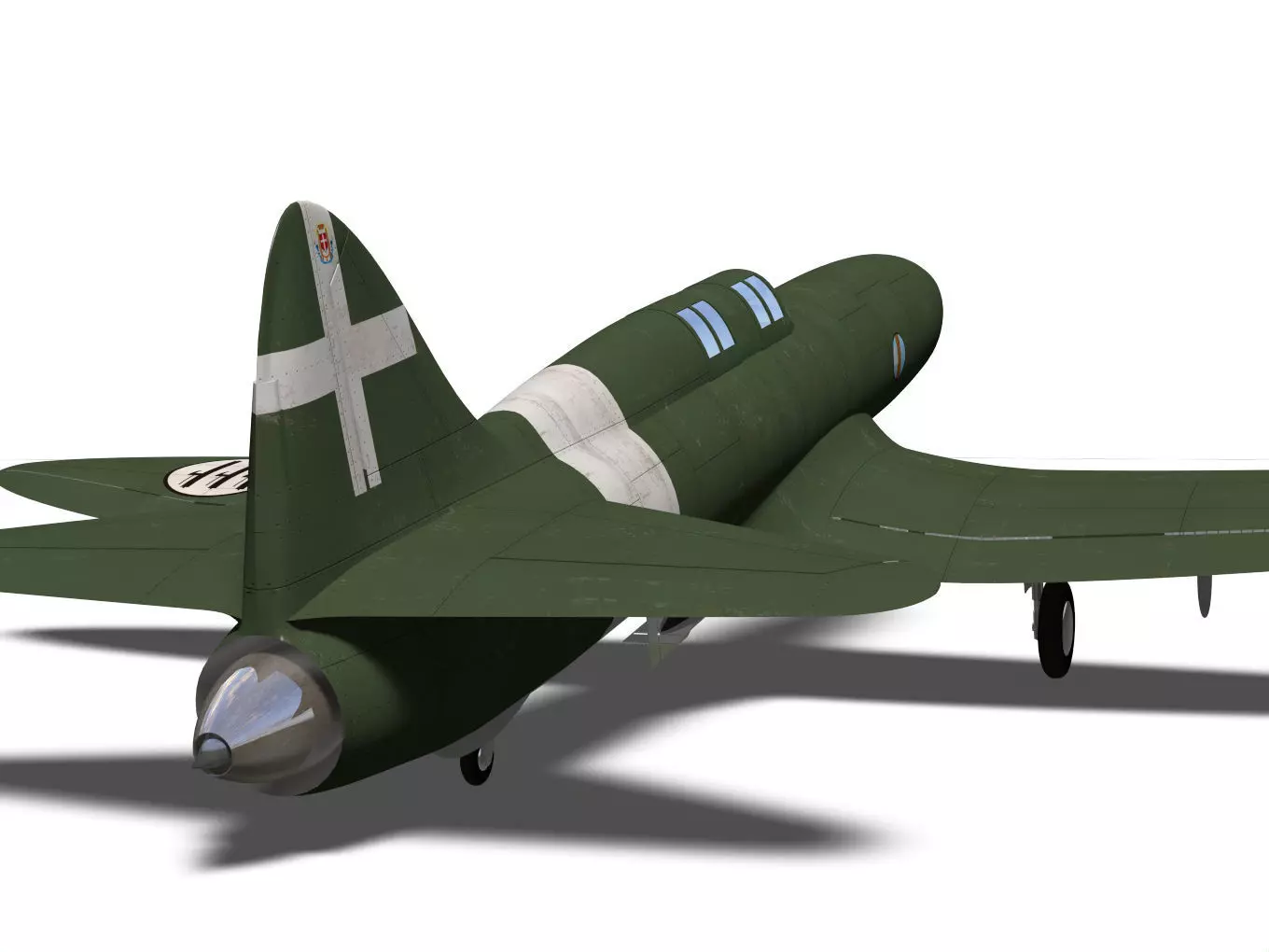 caproni campini n1 3D model_8