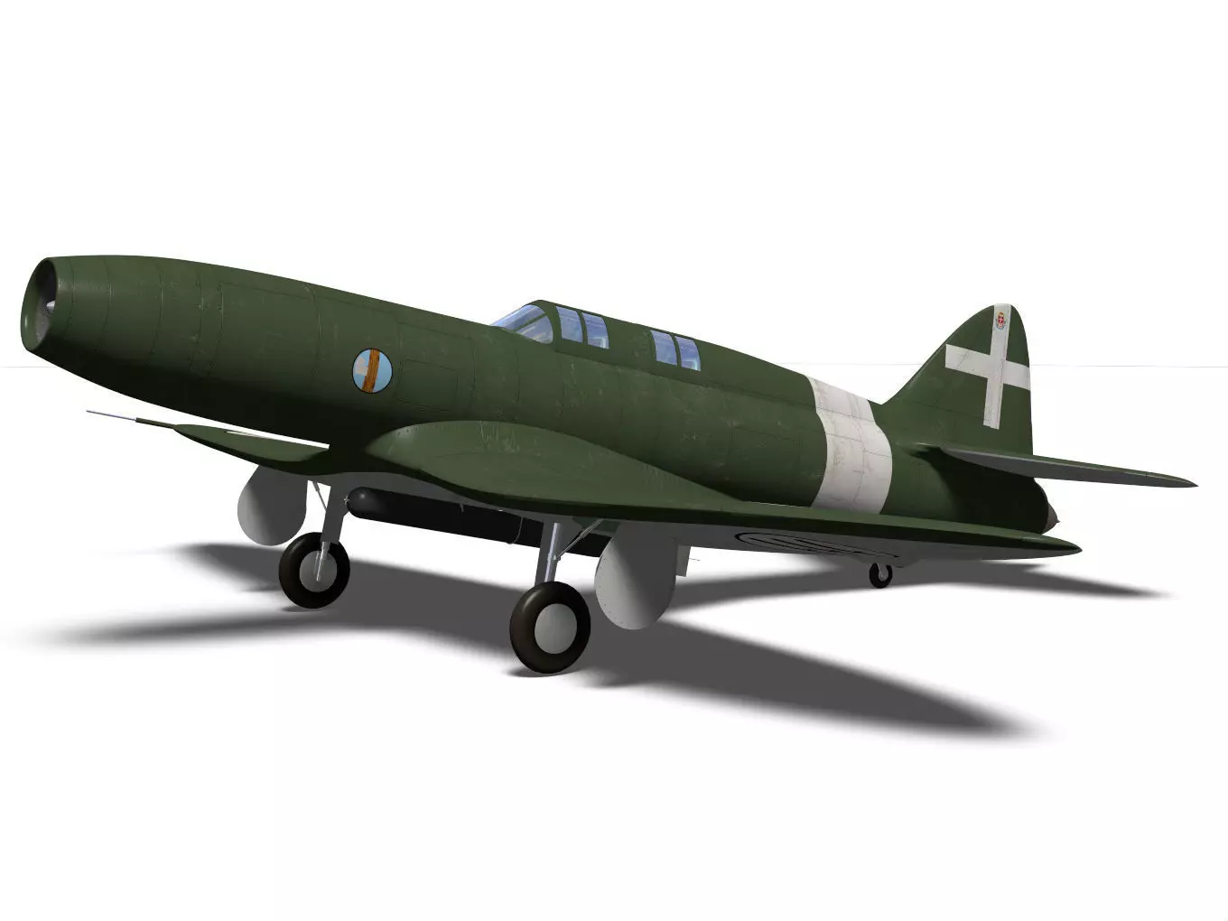 caproni campini n1 3D model_5