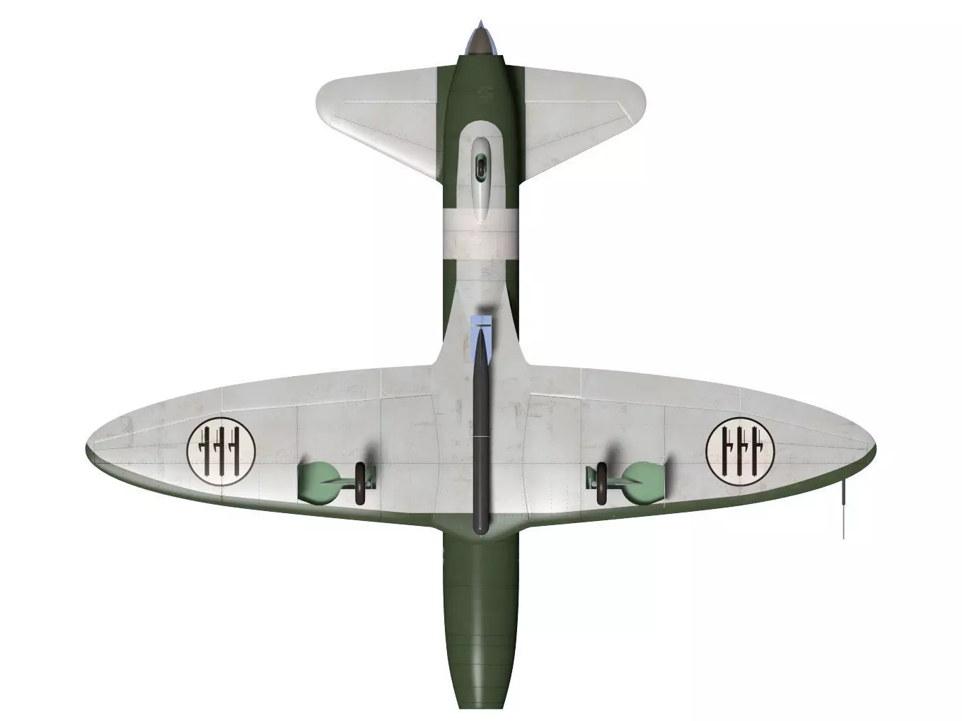 caproni campini n1 3D model_15