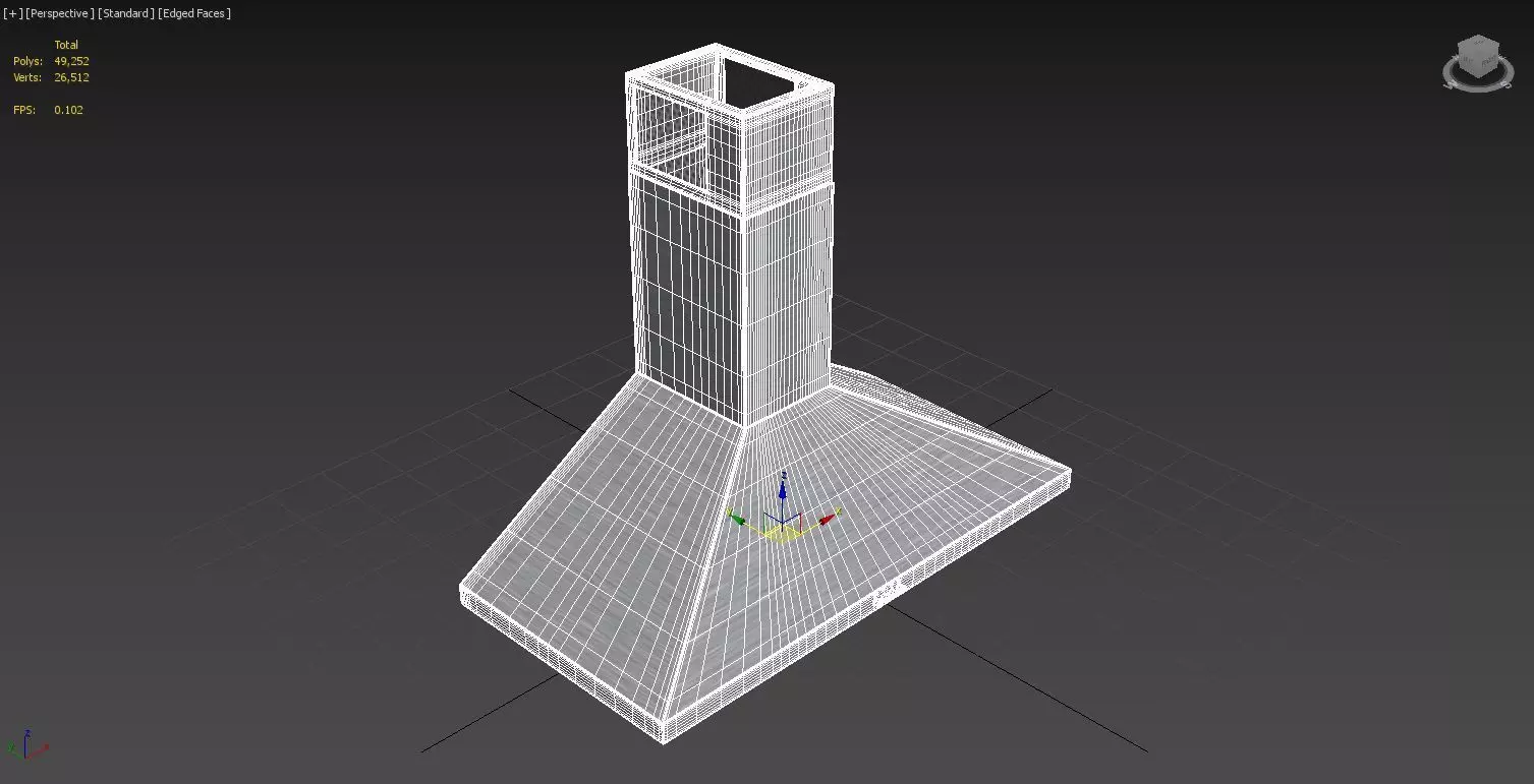 Whirlpool 36 Inch Range Hood WVW53UC6LS 3D model_11