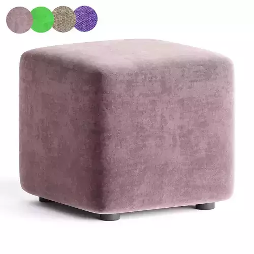 square pouf