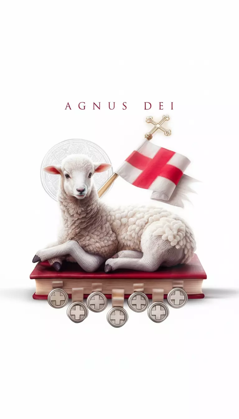 Agnus Dei Lamb of God 3D Model 3D print model_6