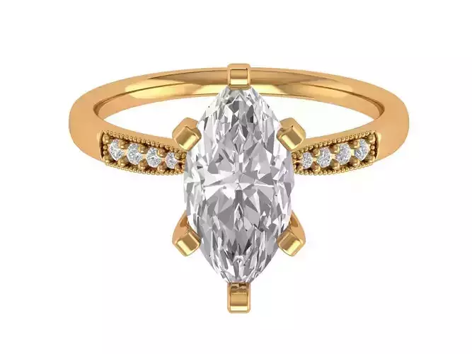 Marquise Engagement Ring