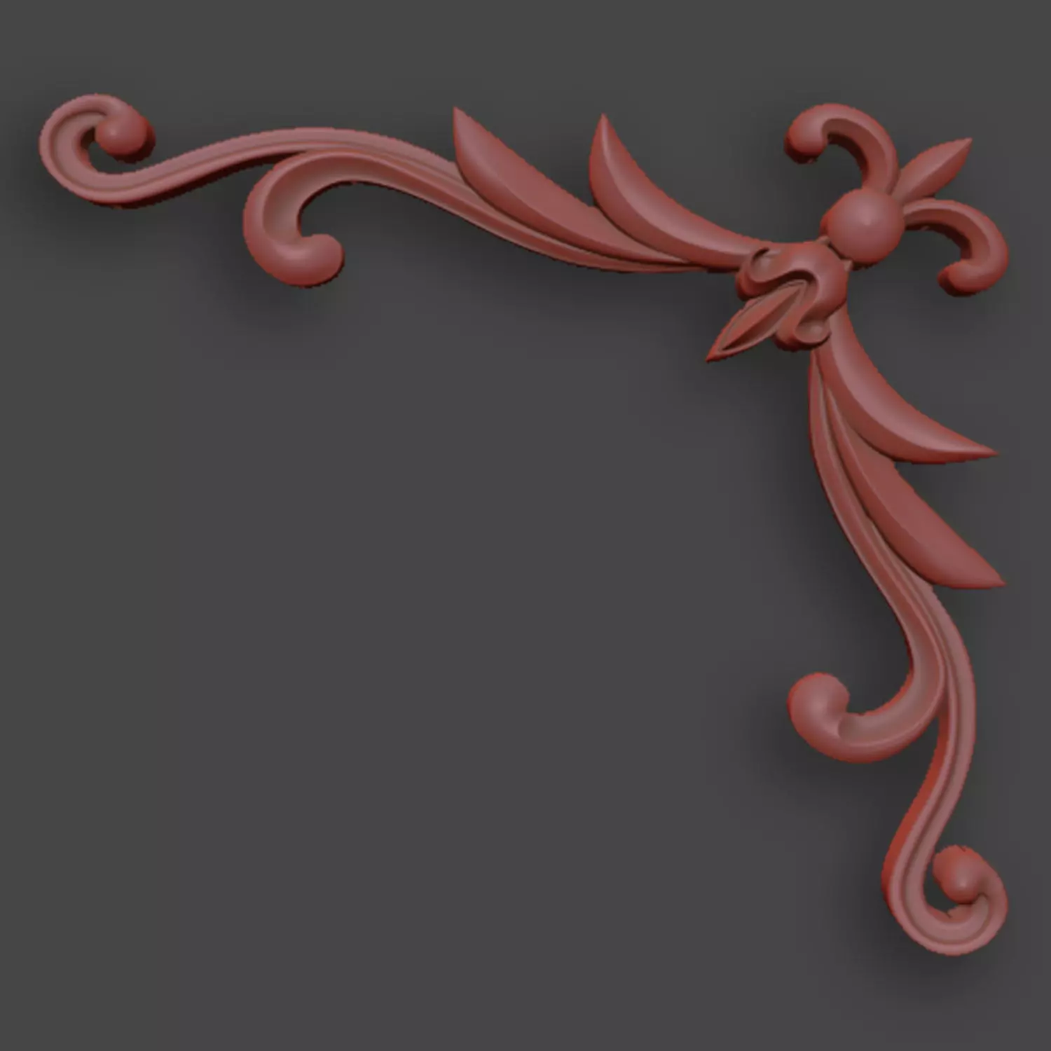 Architectural Ornaments - 5 Corners Pack 4 3D model_15