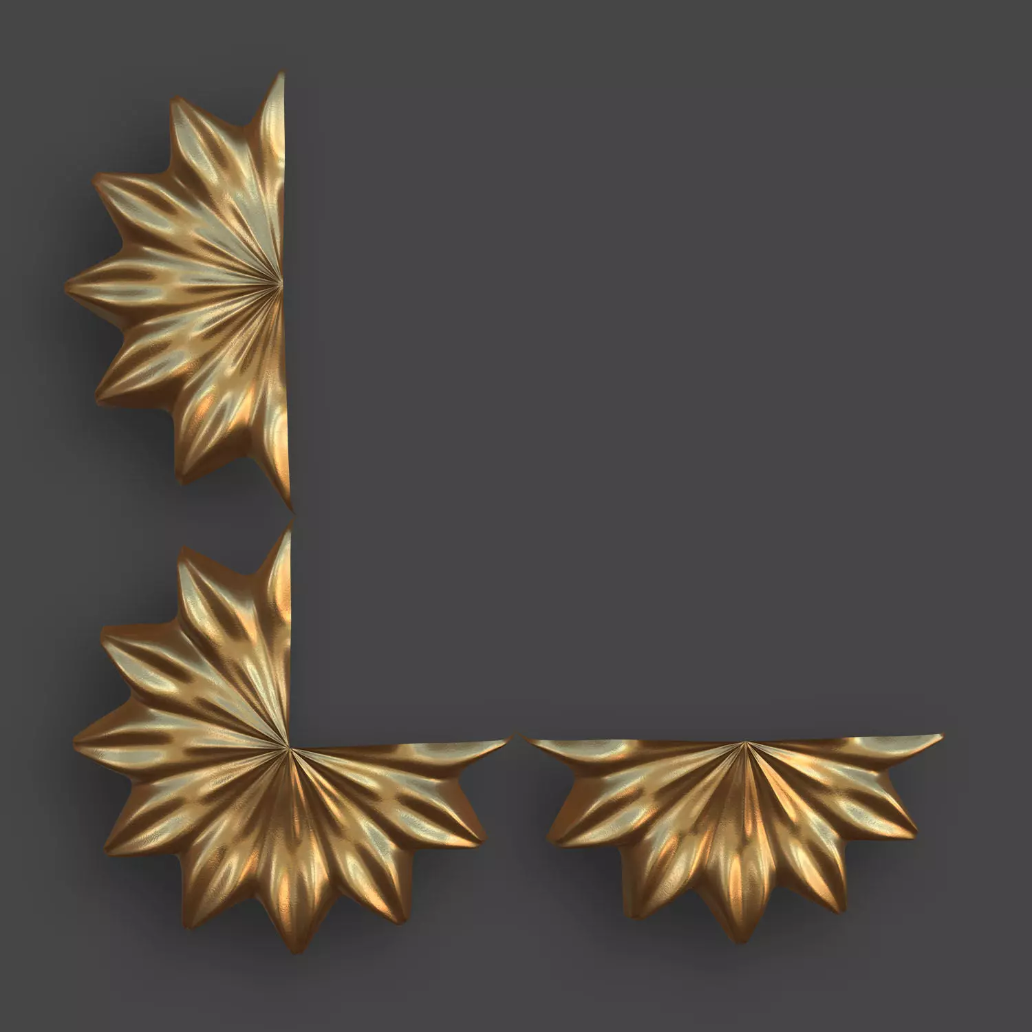 Architectural Ornaments - 5 Corners Pack 4 3D model_1