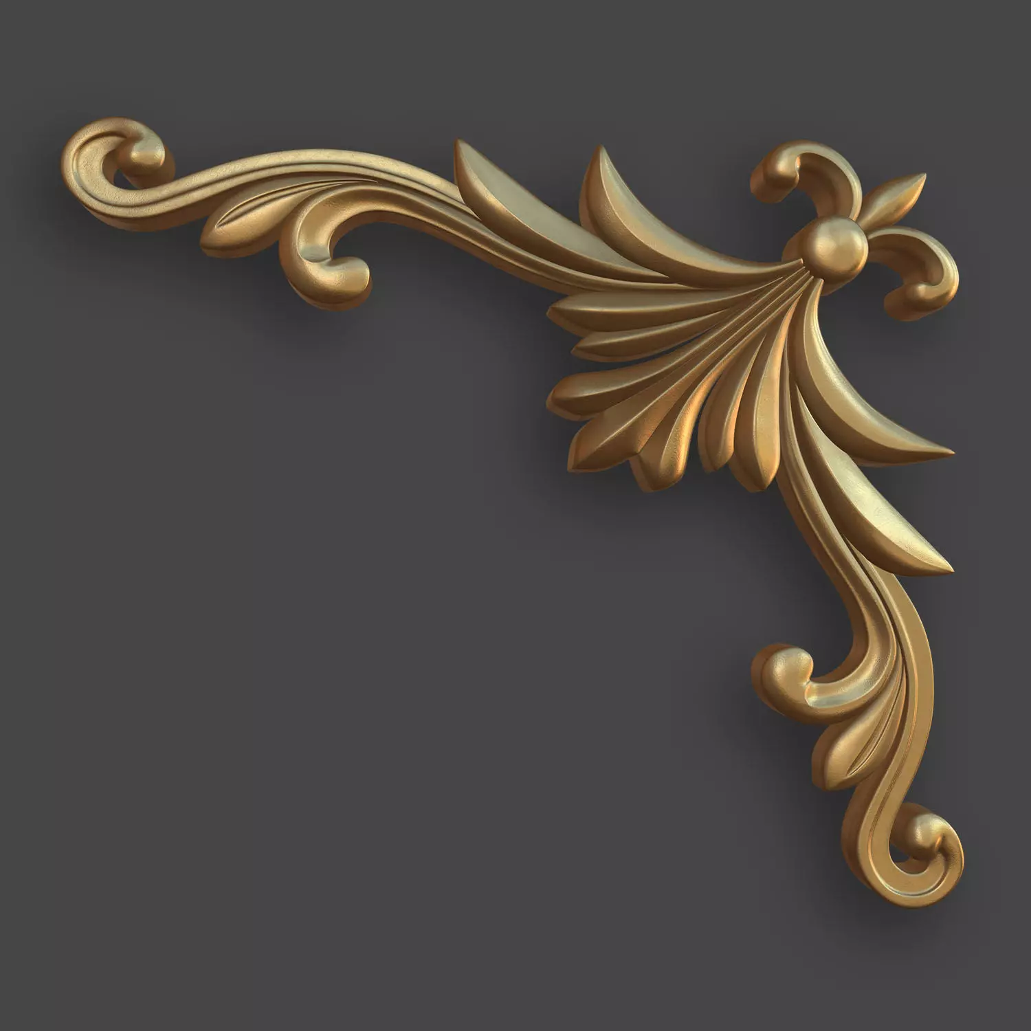 Architectural Ornaments - 5 Corners Pack 4 3D model_4