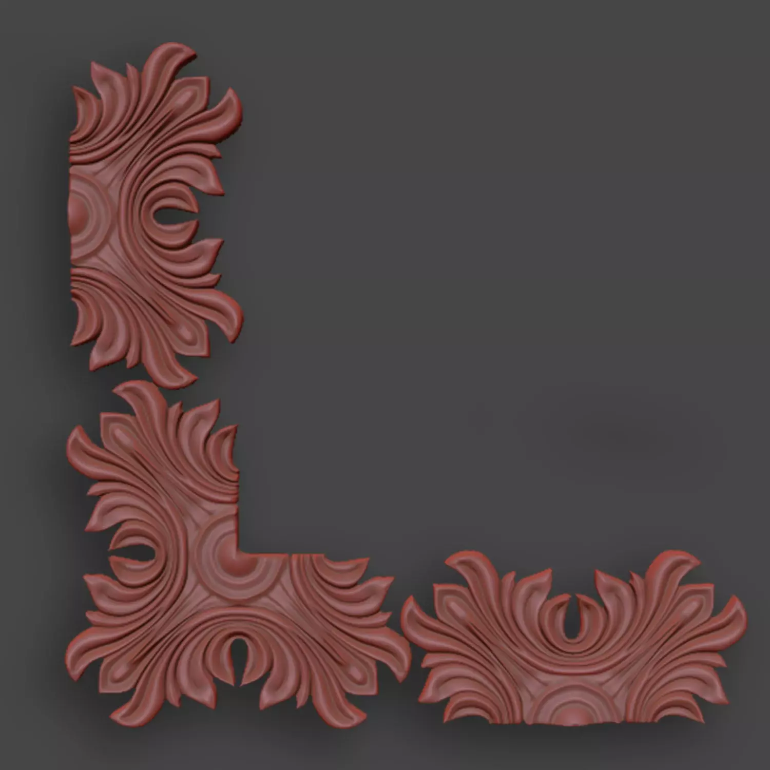 Architectural Ornaments - 5 Corners Pack 4 3D model_12