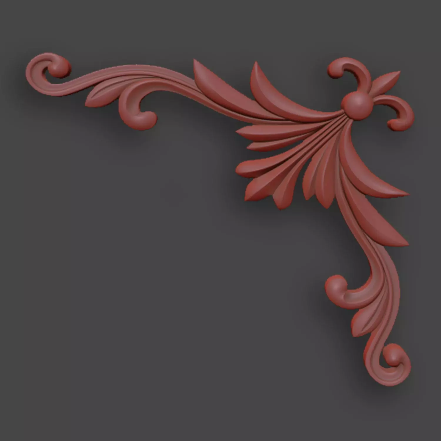Architectural Ornaments - 5 Corners Pack 4 3D model_14