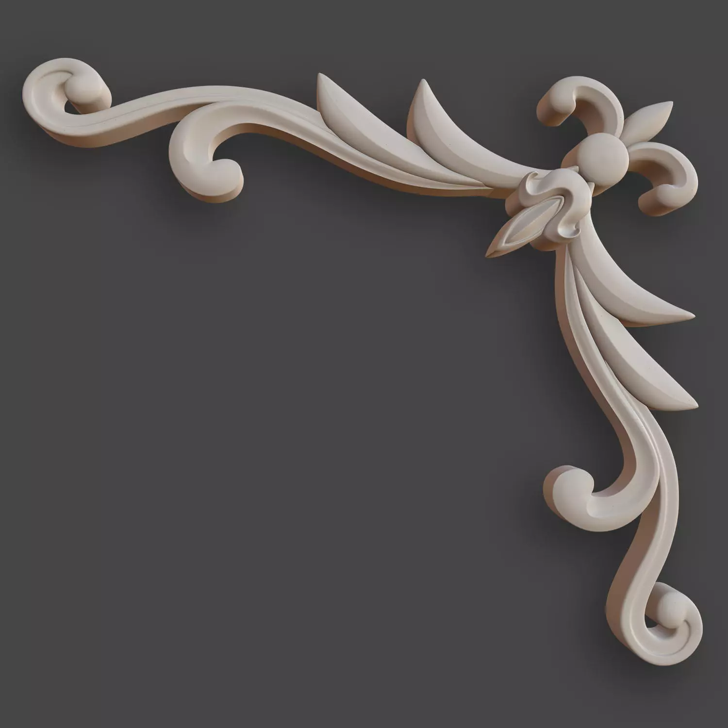 Architectural Ornaments - 5 Corners Pack 4 3D model_10