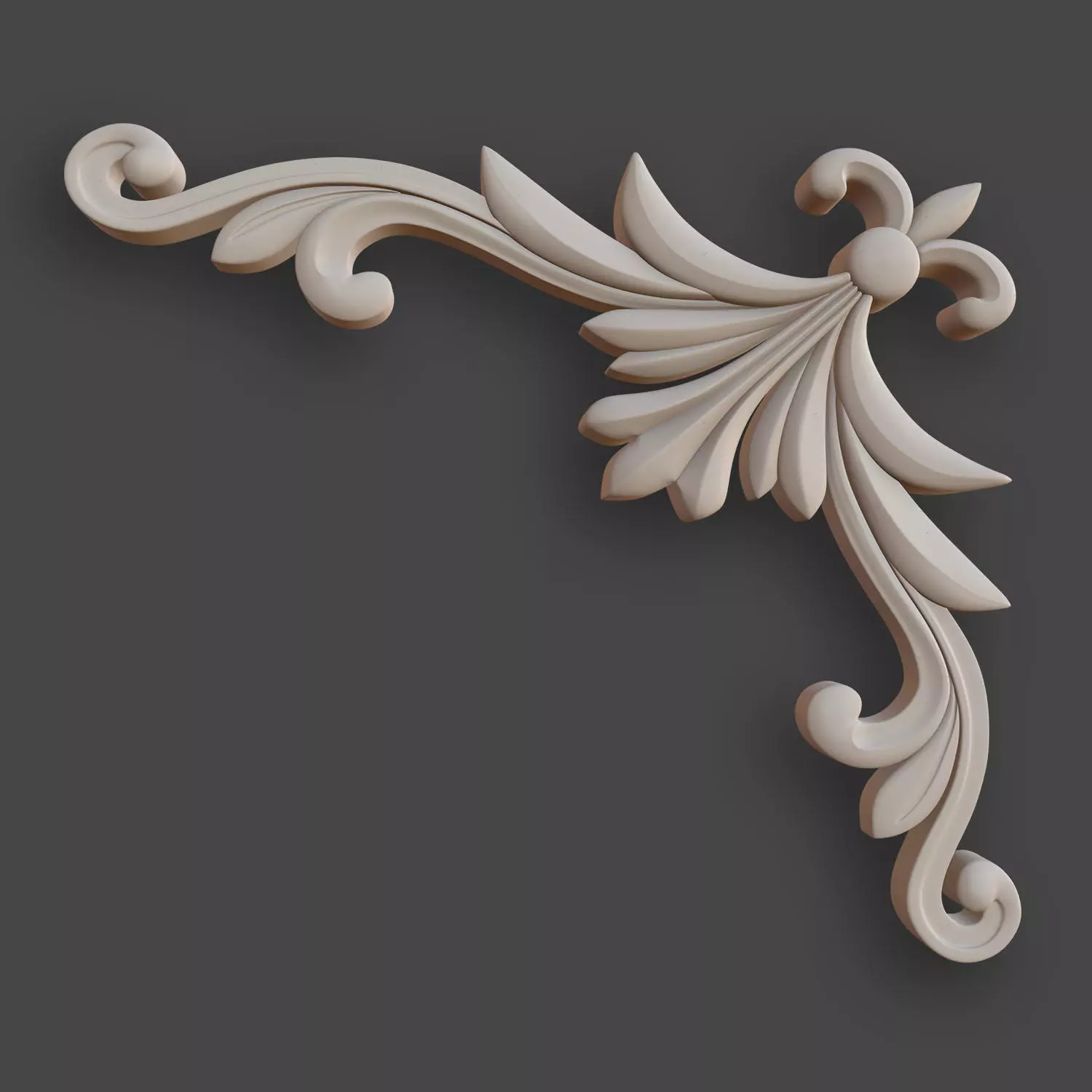 Architectural Ornaments - 5 Corners Pack 4 3D model_9
