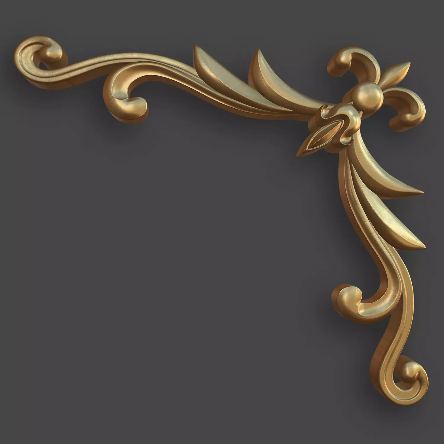 Architectural Ornaments - 5 Corners Pack 4 3D model_5