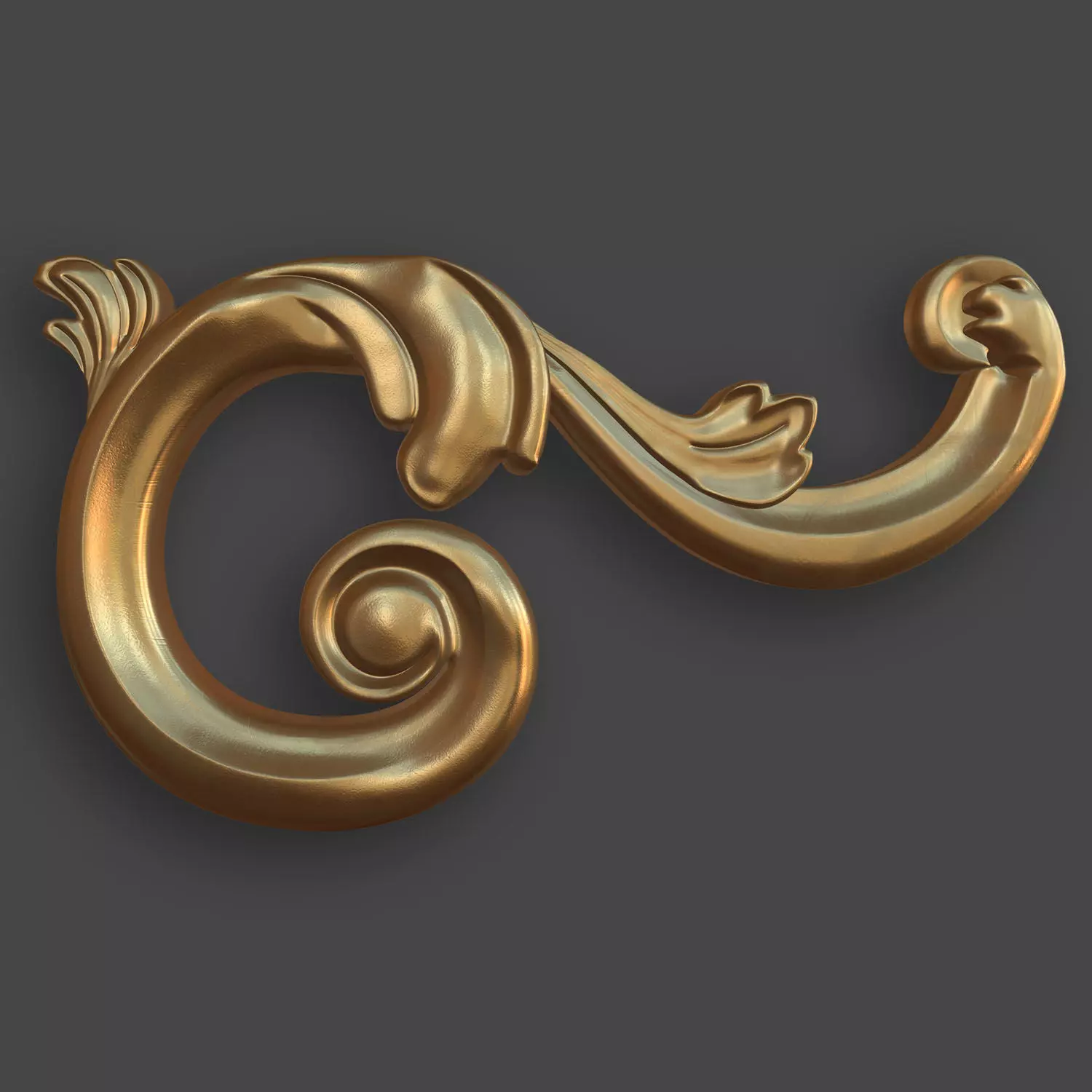 Architectural Ornaments - 5 Corners Pack 4 3D model_3