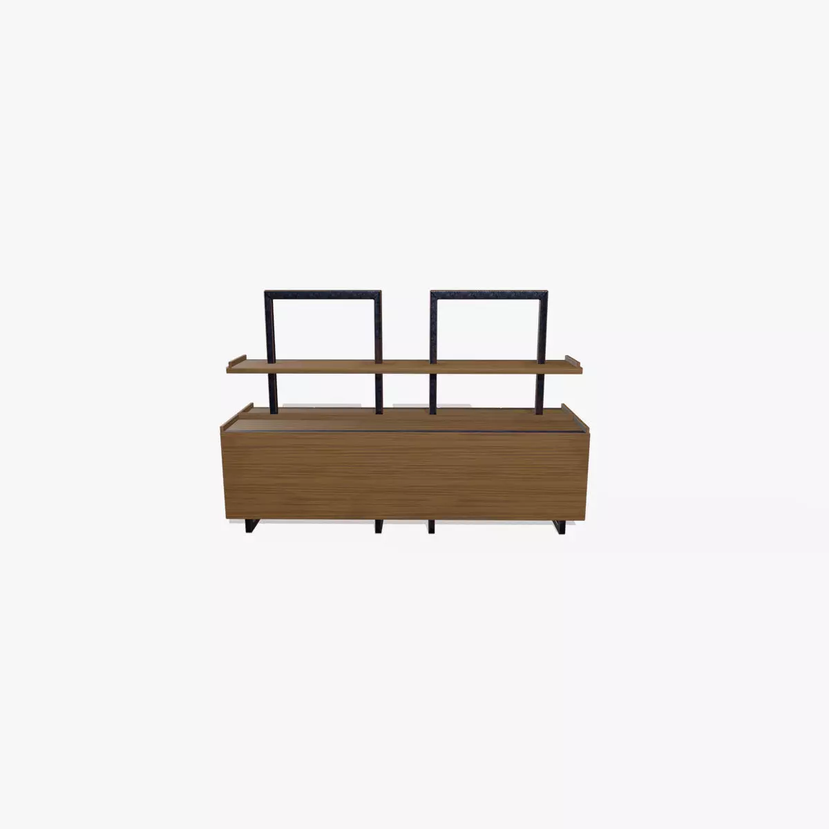 Shelf 02 Low-poly 3D model_0