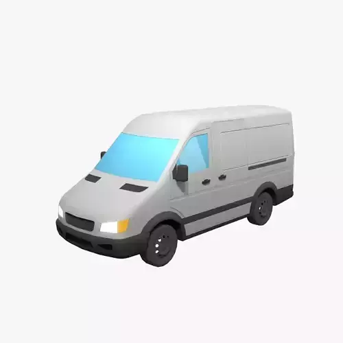 Lowpoly generic sprinter car