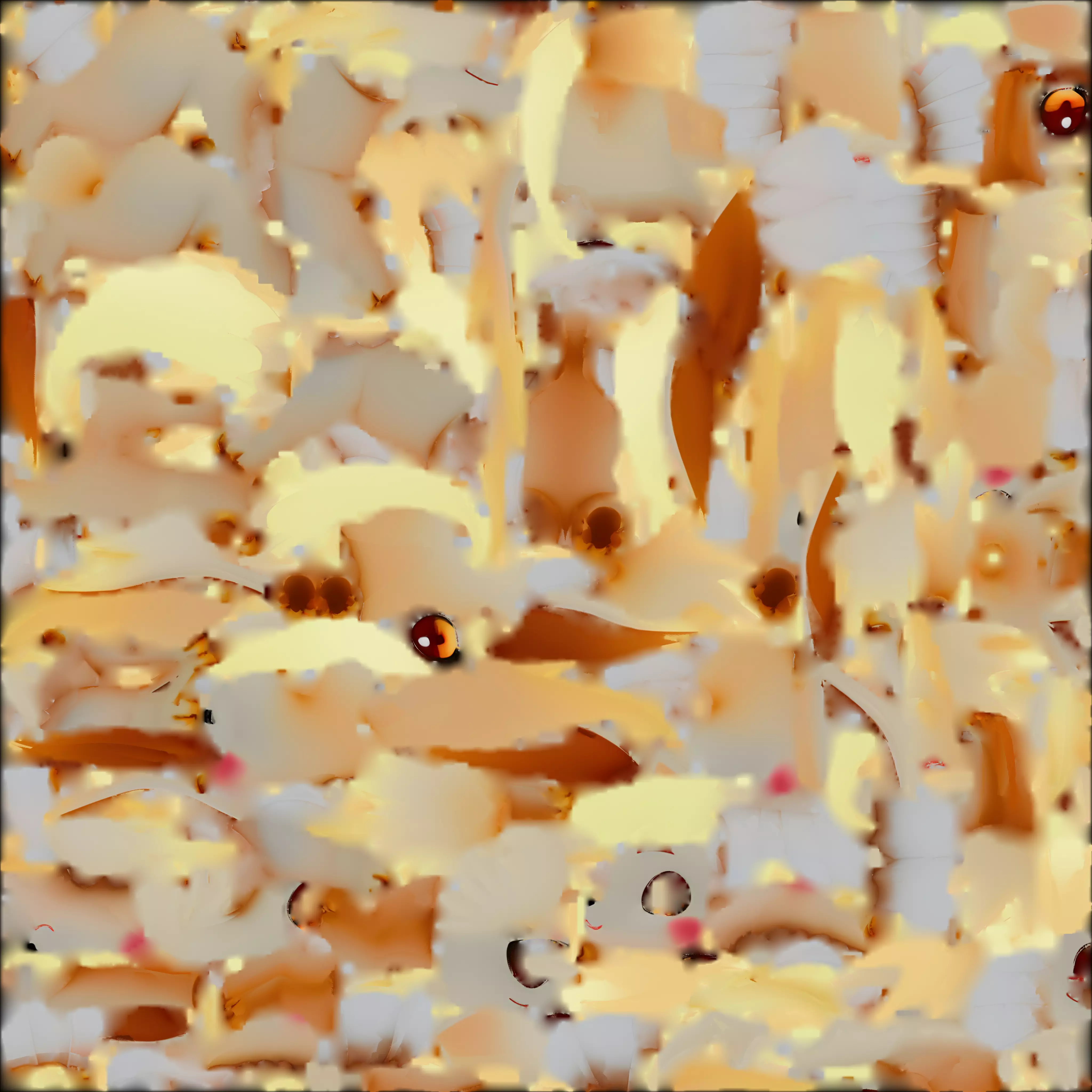 Aureon Light Fox Creature 3D Model Glowing Companion Low-poly 3D model_1