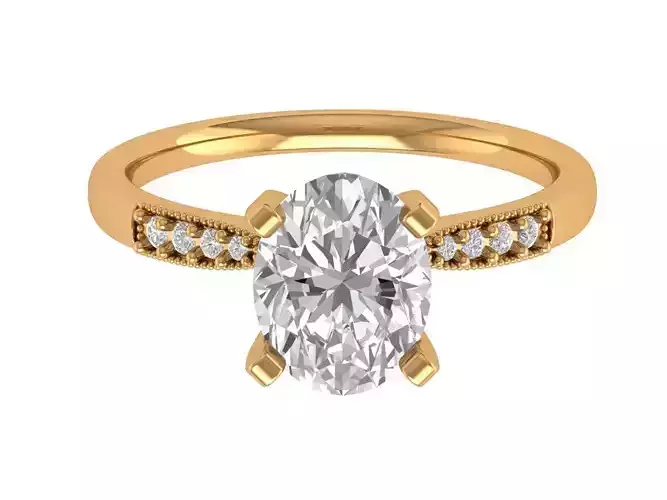 Oval Engagement Ring