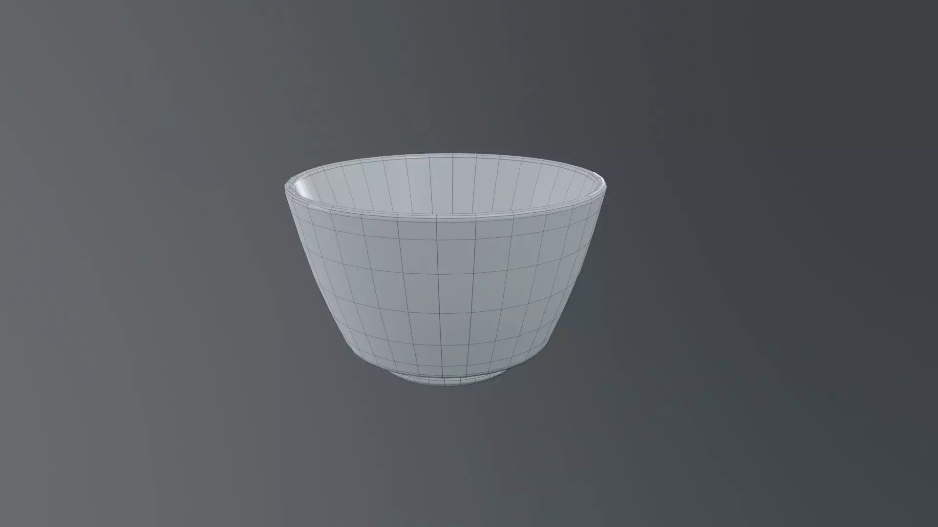 Cappuccino cups Low-poly 3D model_7