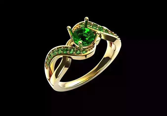 Solitario con Engaste AS-E-011