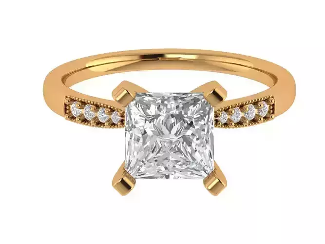 Princess Engagement Ring