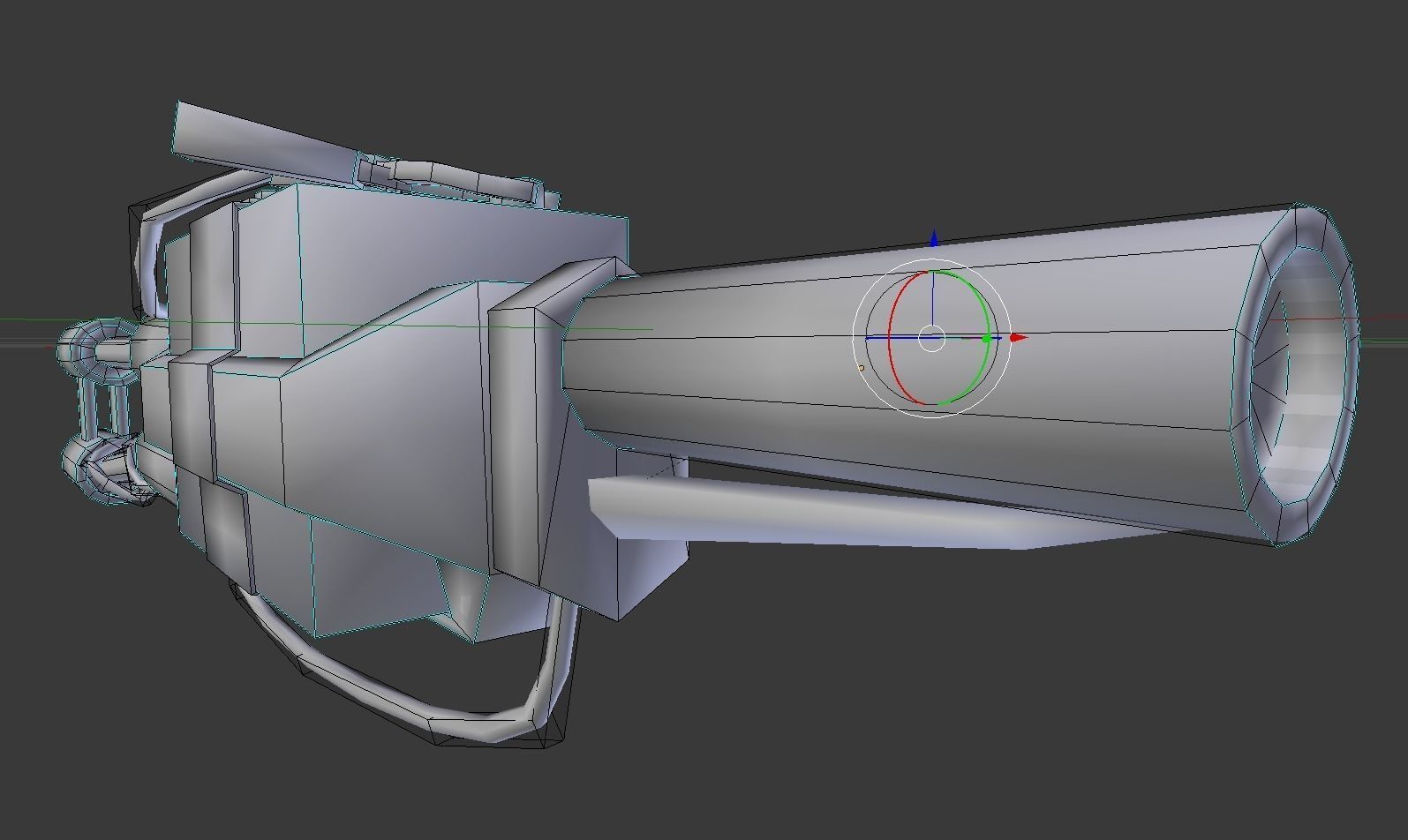 Power Spear made of junk Low-poly 3D model_5