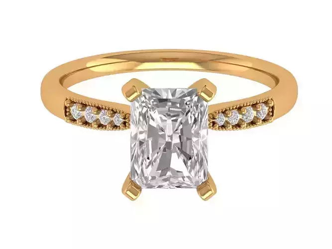 Radiant Engagement Ring