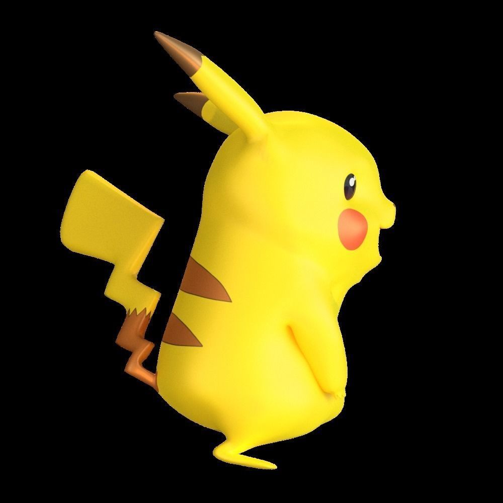 Pikachu pokemon 3D model_2