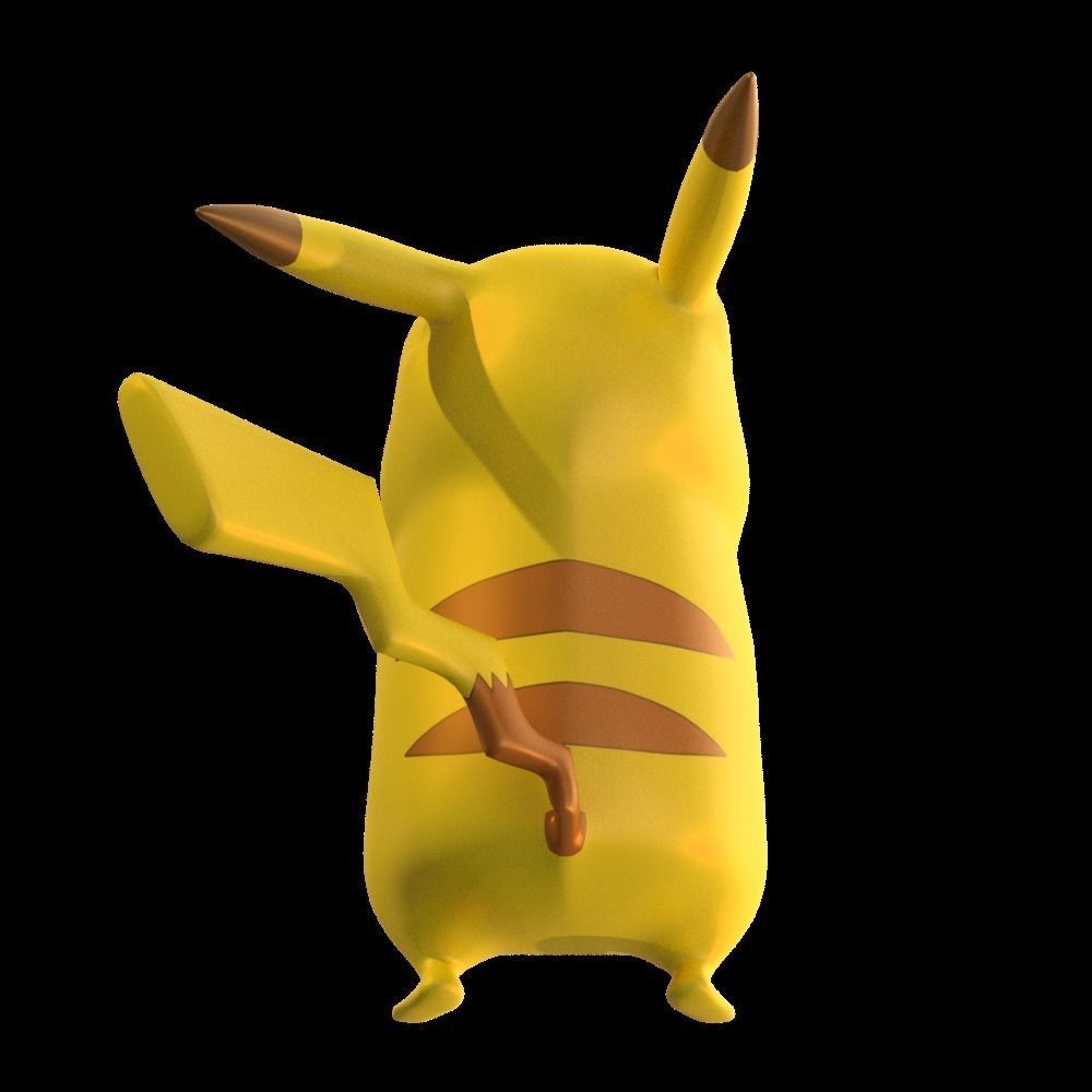 Pikachu pokemon 3D model_3