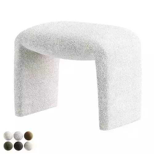 footstool white