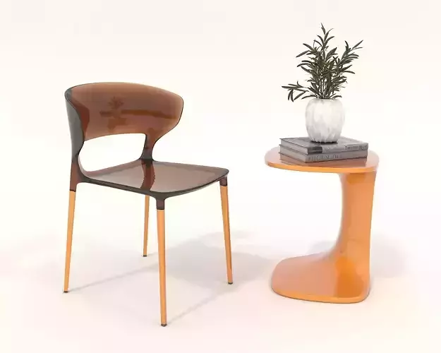 Modern Coffee Table and Chair 4