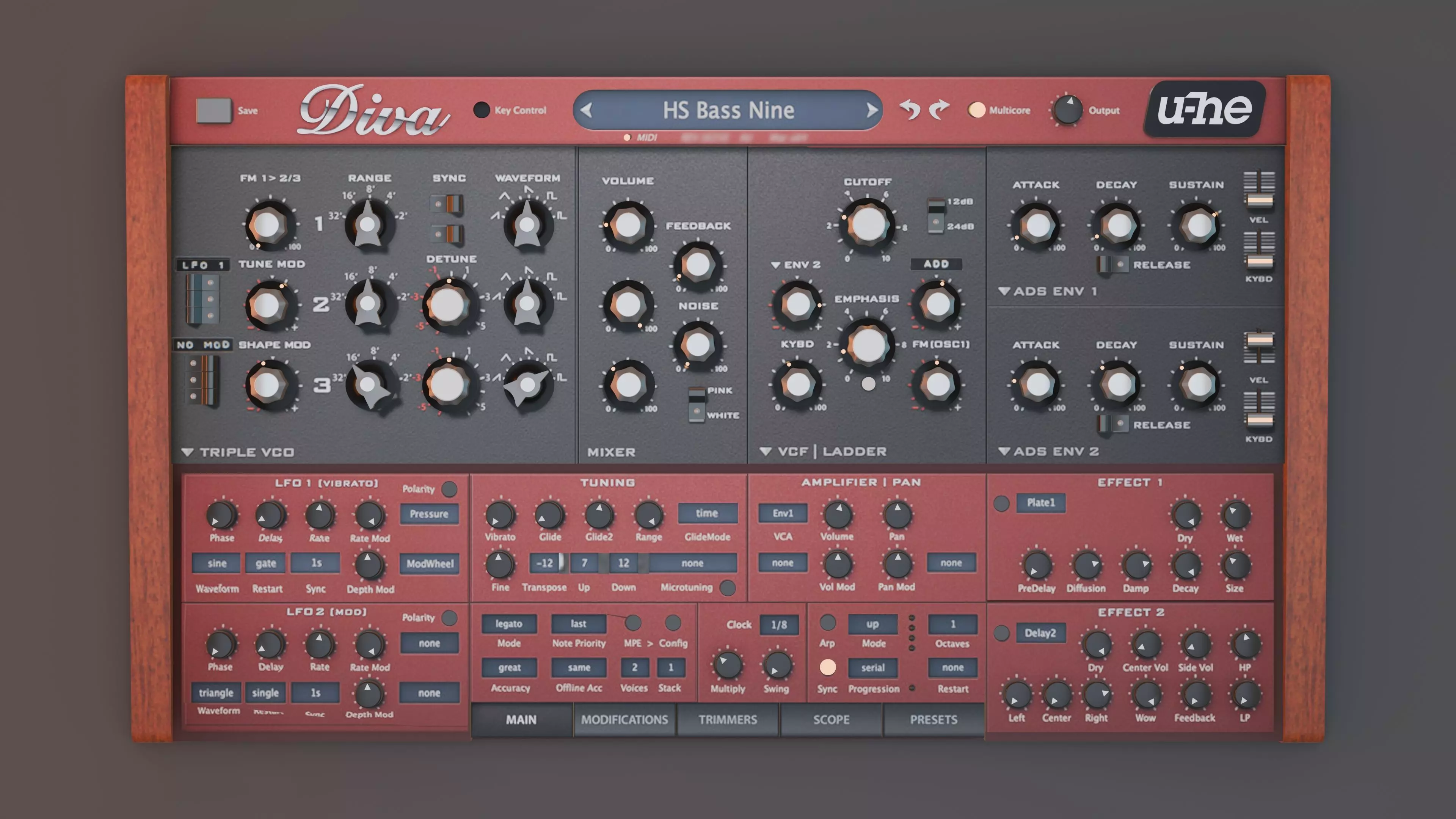 U-He Diva VST 3D Model - Realistic Music Producer Plugins 3D model_1